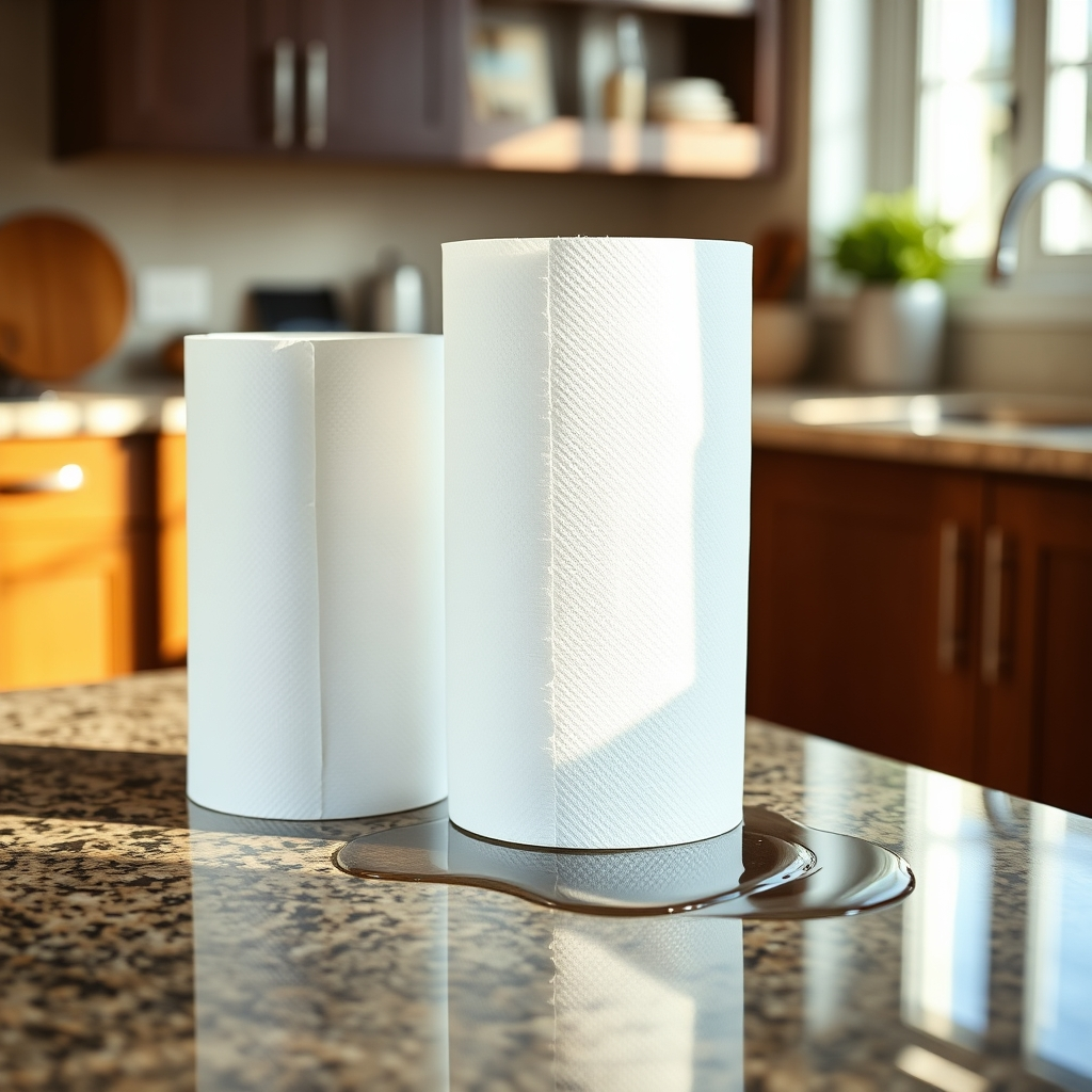 Bounty Select-A-Size paper towels review absorbency and strength test