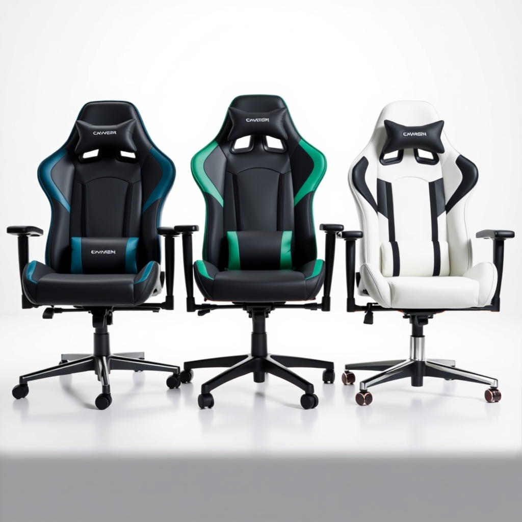 Best gaming chair comparison - three gaming chairs at different price tiers side by side