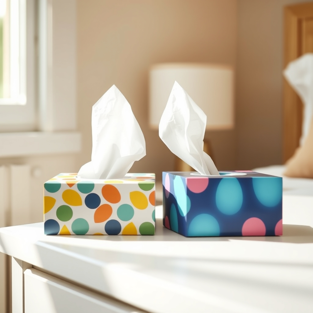 Kleenex Lotion vs Kleenex Ultra Soft tissues comparison side by side
